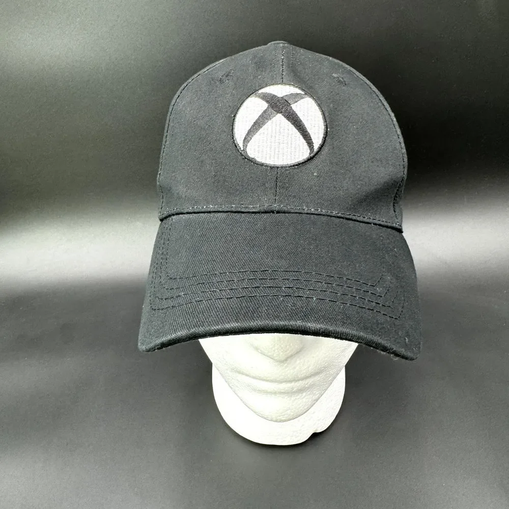 Xbox Gaming Logo Snapback Hat Adjustable Hat Cap Black Gamer Patch‎ Microsoft